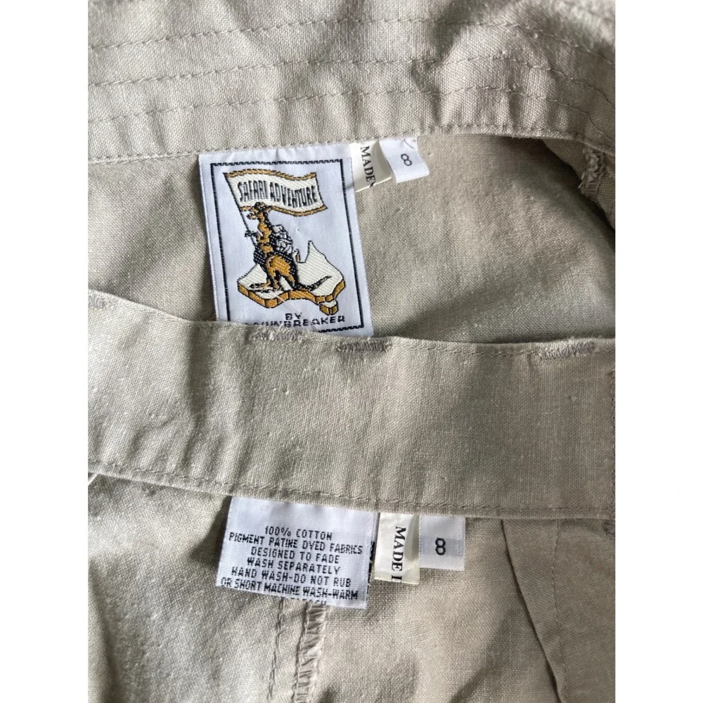 Safari Adventure Australia Vest and Zip Off Convertible Pants Set 8 - US S